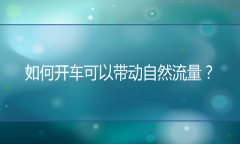 <b>直通车怎样设置可以带动自然流量</b>